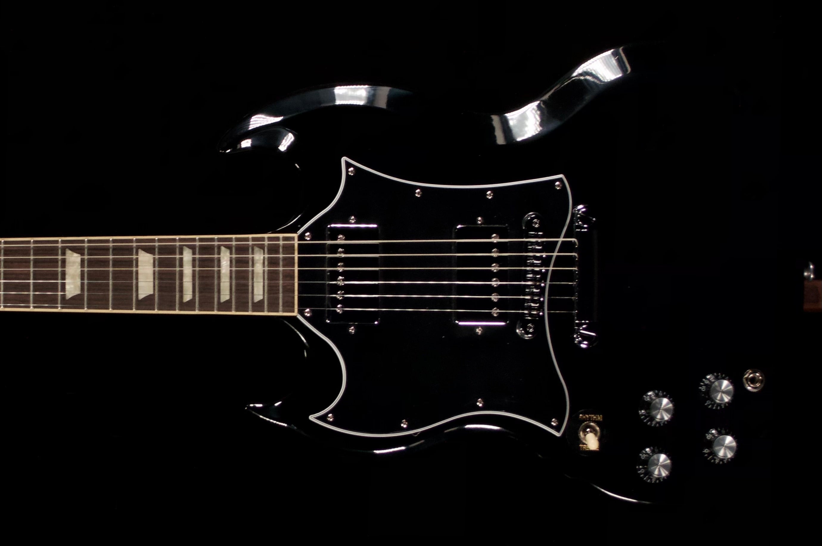 Gibson SG Standard. Ebony finish . Left handed. – Southpaw Guitars