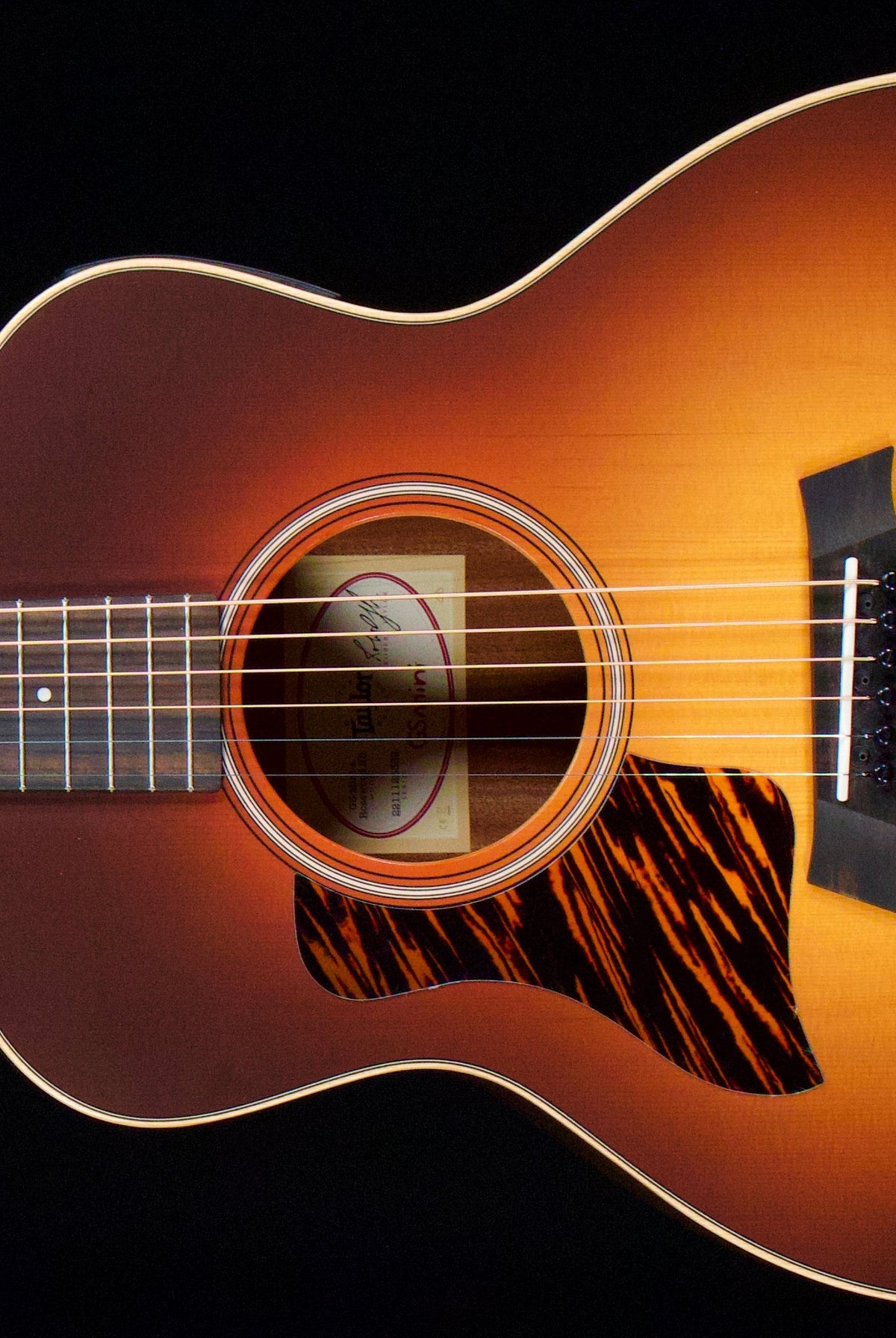 Left-handed Taylor GS Mini-e Rosewood acoustic guitar