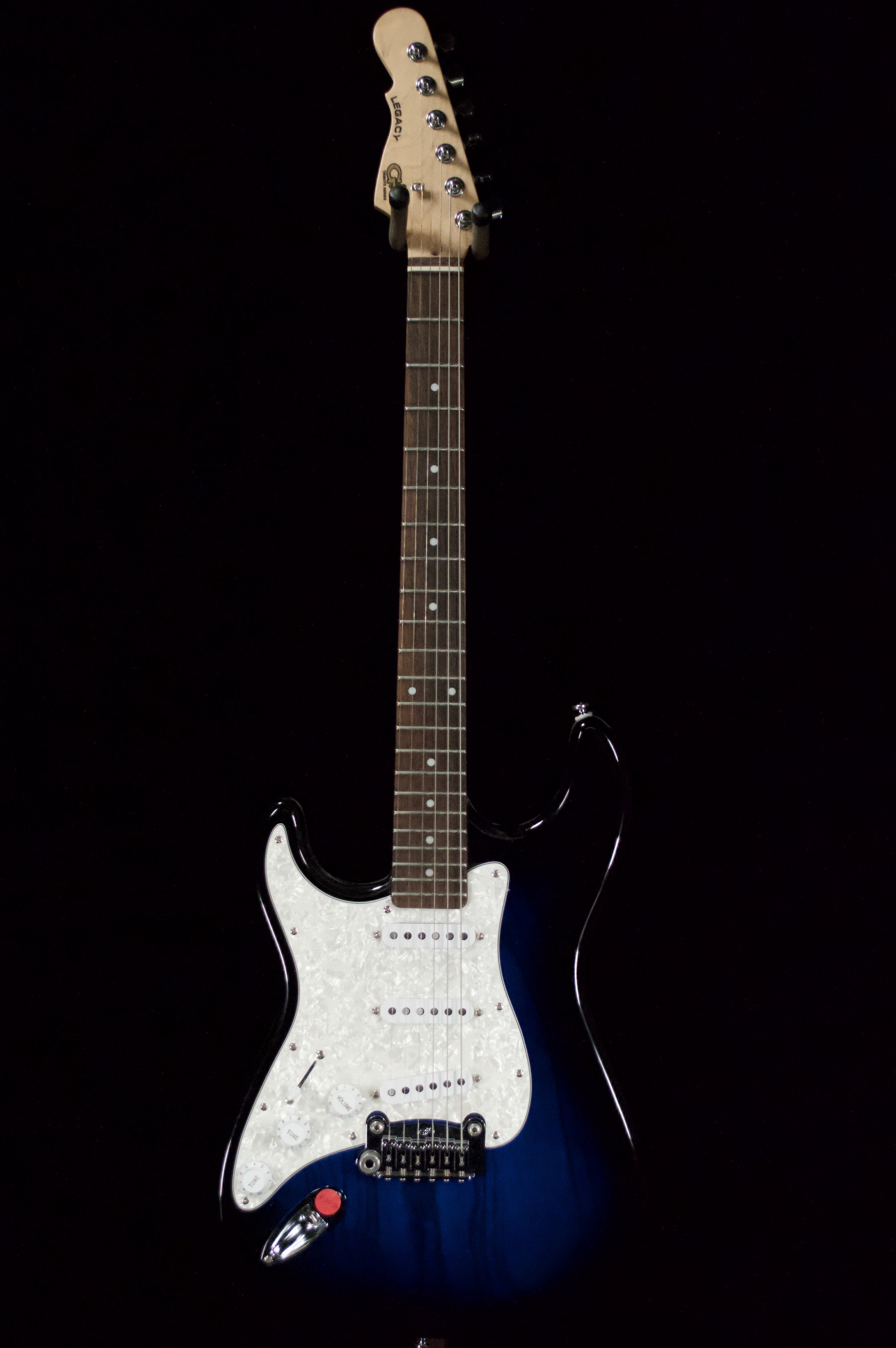 G&L Left Handed Legacy Tribute Blue Burst – Southpaw Guitars