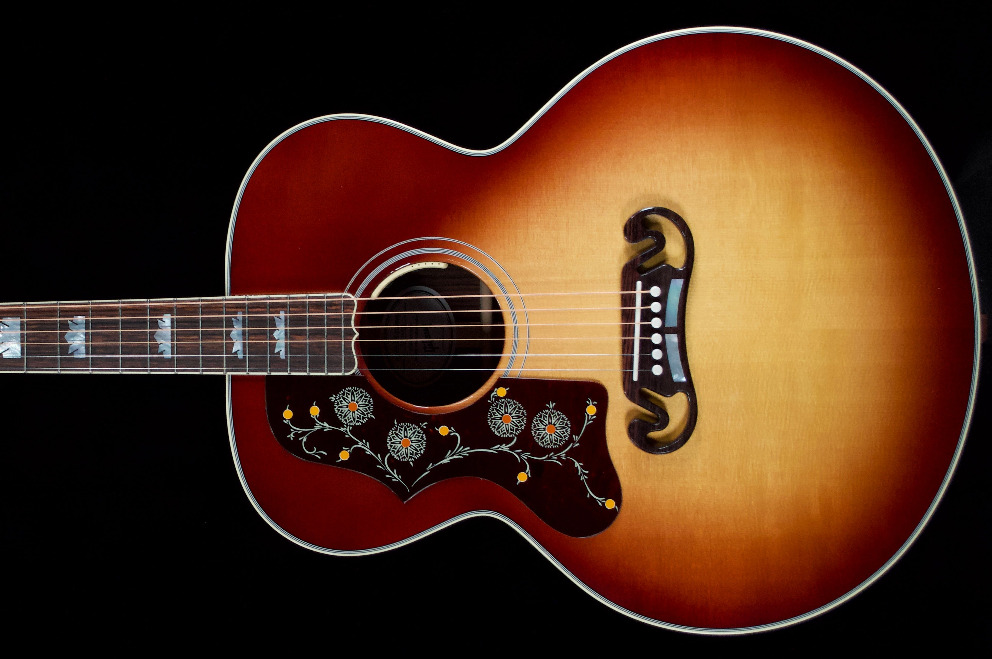 上品 Standard 200 SJ Gibson Rosewood Left burst Rosewood in ロッド