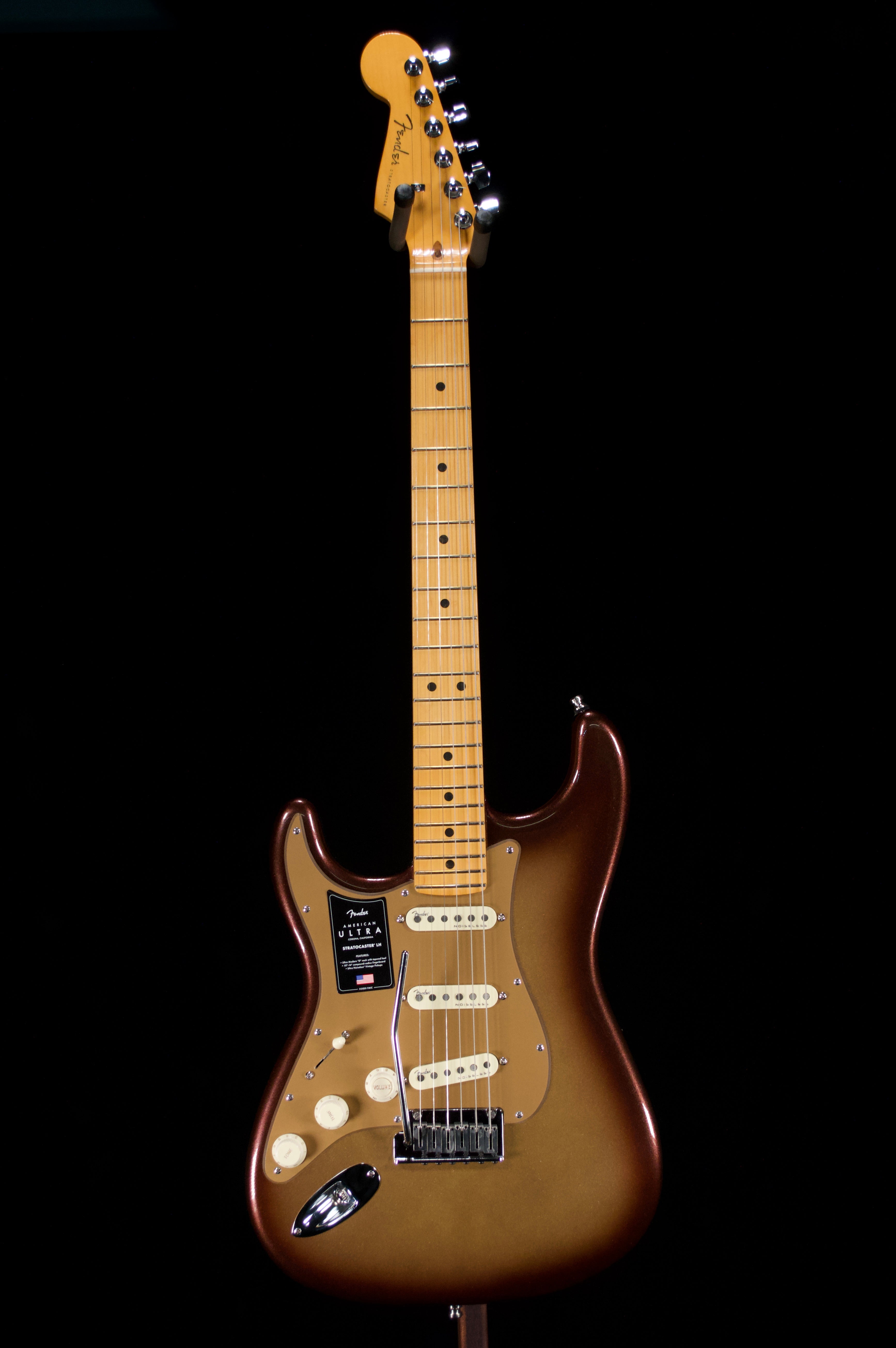 Fender American Ultra Strat in Moon Burst Left-Handed